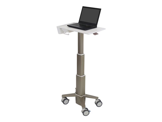 Ergotron CareFit - Cart - Slim - for notebook - aluminium, high-grade plastic, zinc-plated steel - white, warm grey - screen size: up to 17.3\"