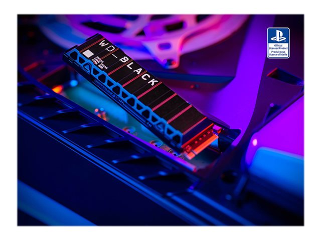 WD Black SN850 NVMe SSD WDBBKW0020BBK - SSD - 2 TB - internal - M.2 2280 - PCIe 4.0 x4 (NVMe) - integrated heatsink - for Sony PlayStation 5