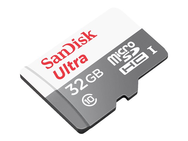 SanDisk Ultra - Flash memory card (microSDHC to SD adapter included) - 32 GB - Class 10 - microSDHC UHS-I