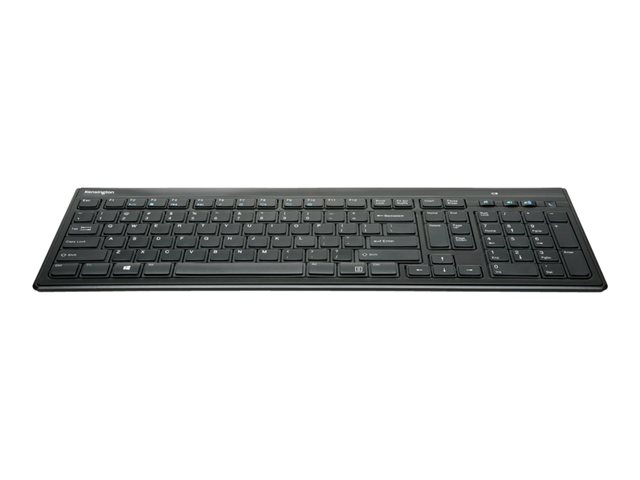 Kensington Advance Fit Ultra-Slim - Keyboard - wireless - 2.4 GHz - French - black
