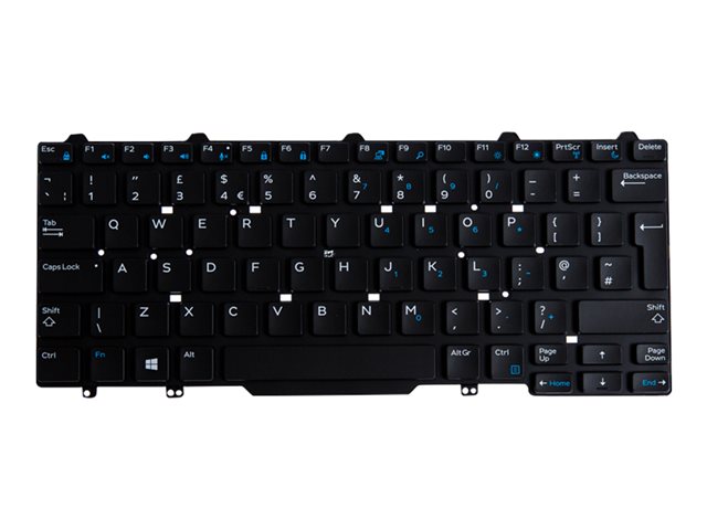 Backlit keyboard (UK) w/o Dualpoint