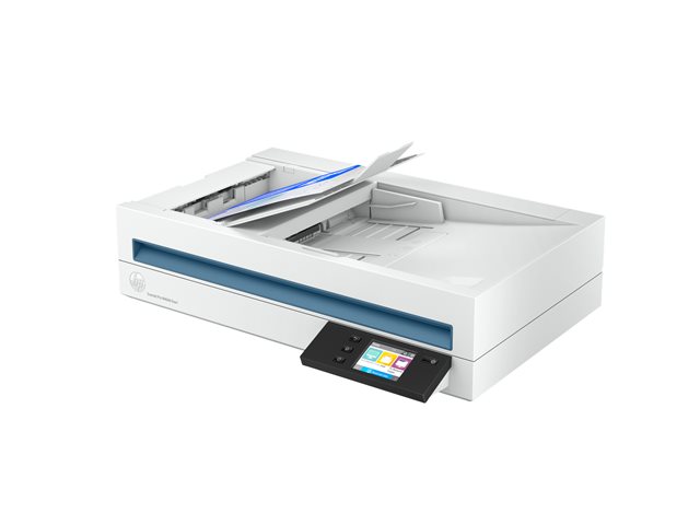 HP Scanjet Pro N4600 fnw1 - Document scanner - Contact Image Sensor (CIS) - Duplex - 216 x 5362 mm - 600 dpi x 1200 dpi - up to 40 ppm (mono) / up to 40 ppm (colour) - ADF (100 sheets) - up to 6000 scans per day - Gigabit LAN, USB 3.0, Wi-Fi(n)