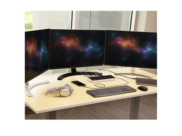 StarTech.com 4K USB-C Dock - Triple Monitor - Mac & Windows - 60W USB PD (DK30CH2DPPDU) - Docking station - USB-C - HDMI, 2 x DP - 1GbE - 60 Watt