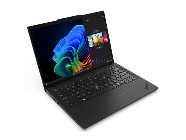 Lenovo ThinkPad T14 Gen 6 21QJ - Copilot+ PC - 180-degree hinge design - AMD Ryzen AI 7 PRO - 350 / up to 5 GHz - Win 11 Pro - Radeon 860M - 64 GB RAM - 1 TB SSD TCG Opal Encryption 2, NVMe, Performance - 14\" IPS 1920 x 1200 - Gigabit Ethernet - Wi-Fi 7, Bluetooth - black - kbd: Belgium - with 1 Year Lenovo Premier Support, CO2 Offset 0.5 ton (2nd Gen)