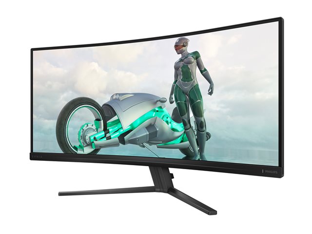 Philips Evnia 3000 34M2C3500L - LED monitor - gaming - curved - 34\" - 3440 x 1440 WQHD @ 180 Hz - Fast VA - 300 cd/m² - 4000:1 - HDR10 - 1 ms - 2xHDMI, DisplayPort - charcoal