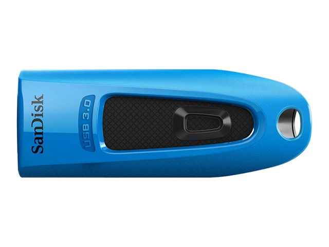 SanDisk Ultra - USB flash drive - 64 GB - USB 3.0 - blue, red (pack of 2)