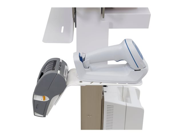 Ergotron Slim 2.0 - Mounting component (holder) - for barcode scanner - medical - white - cart side mountable - for CareFit Slim 2.0
