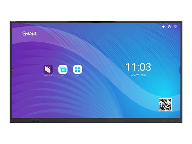 SMART Board NX186 - 86\" Diagonal Class NX Series LED-backlit LCD display - interactive digital signage - Android - 4K UHD (2160p) 3840 x 2160 - black