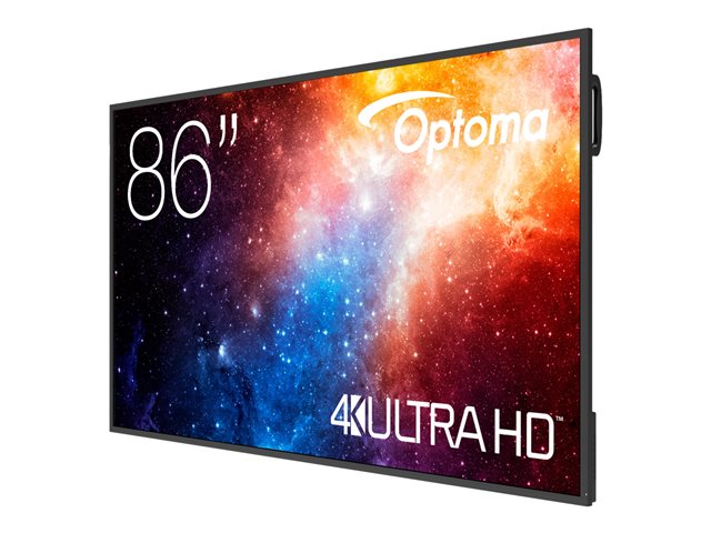 Optoma N3861K - 86\" Diagonal Class N-Series LED-backlit LCD display - digital signage / conference - 4K UHD (2160p) 3840 x 2160 - Direct LED