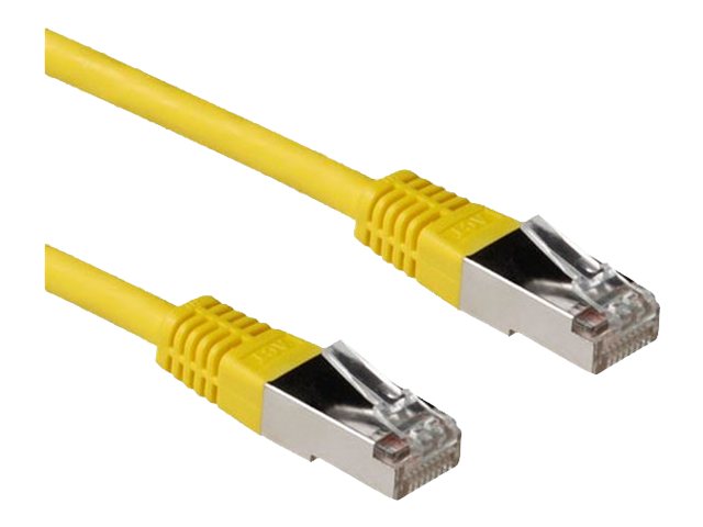 CAT6A S/FTP LSZH YELLOW  2.00M. 1 stk