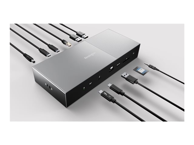 Kensington SD5000T5 EQ - Docking station - Thunderbolt 5 - 3 x Thunderbolt 5 - 1GbE, 2.5GbE