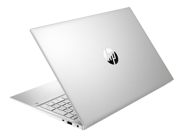 HP Pavilion Laptop 15-eg1024nb - Intel Core i5 1155G7 - Win 11 Home Plus - Iris Xe Graphics - 16 GB RAM - 512 GB SSD NVMe, HP Value - 15.6\" IPS 1920 x 1080 (Full HD) - Wi-Fi 6 - natural silver (cover and base), paint finish (base), sandblasted (cover