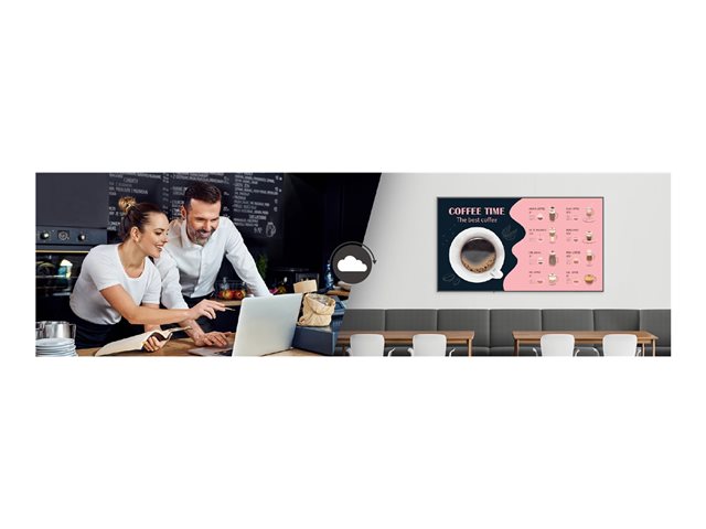 LG 110UM5K-B - 110\" Diagonal Class UM5K Series LED-backlit LCD display - digital signage with Integrated Pro:Idiom - webOS - 4K UHD (2160p) 3840 x 2160 - Direct LED - black