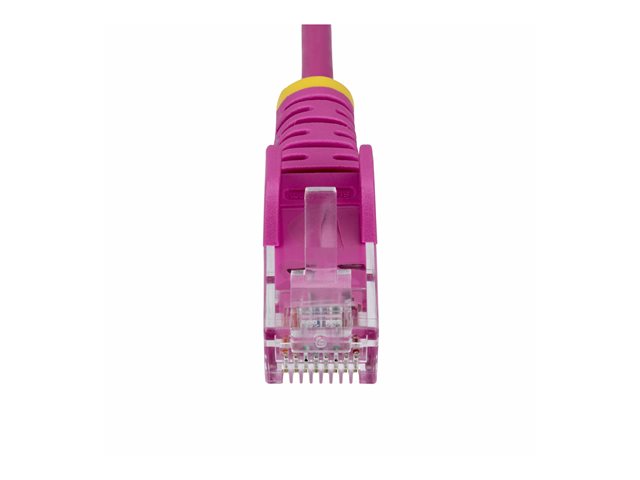 1m Pink Slim CAT6 Ethernet Cable
