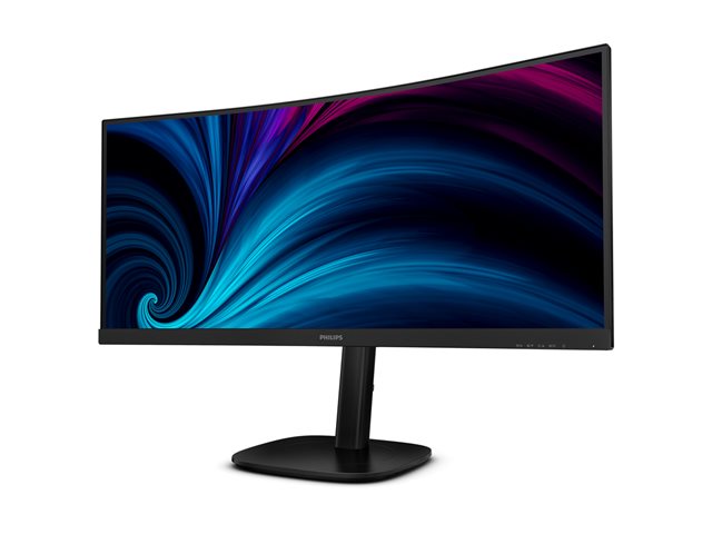 Philips 34B2U3600C - 3000 Series - LED monitor - curved - 34\" - 3440 x 1440 WQHD @ 120 Hz - VA - 3500:1 - HDMI, DisplayPort, USB-C - speakers - textured black