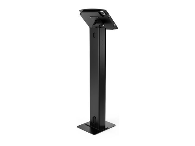 Compulocks iPad Pro 12.9\" (3-6th Gen) Space Enclosure Brandable Floor Stand - Stand (floor stand, enclosure, fit kit, 2 keys) - for tablet - lockable - high-grade aluminium - black - screen size: 12.9\" - floor-standing - for Apple 12.9-inch iPad Pro