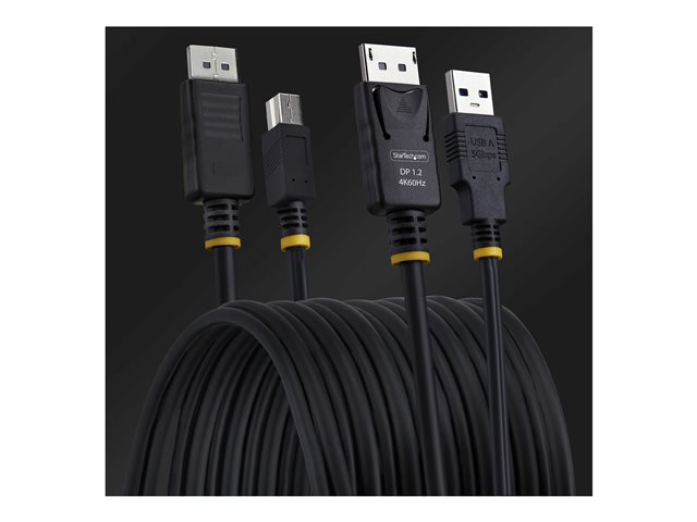 3m DisplayPort and USB 5Gbps KVM Cable