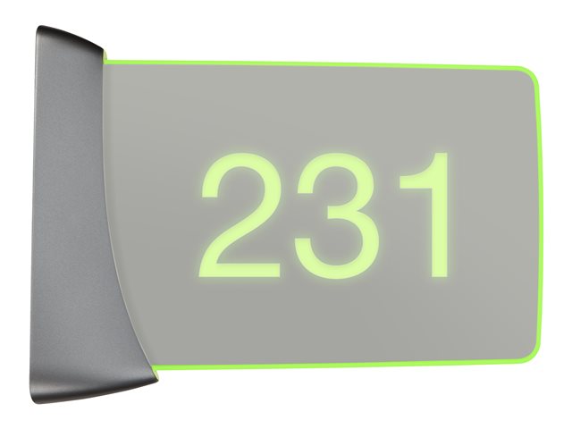 Crestron SSW-100-EL - Without engraving - meeting room availability sign