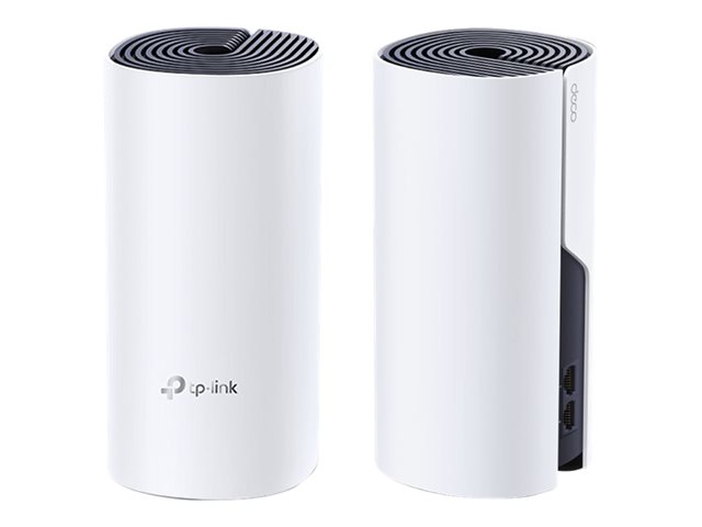 TP-Link Deco P9 - V2 - powerline adapter - (2 routers) - up to 370 sq.m - mesh 2-port switch - 1GbE, HomePlug AV (HPAV), HomePlug AV (HPAV) 2.0 - WAN ports: 2 - Wi-Fi 5 - Dual Band