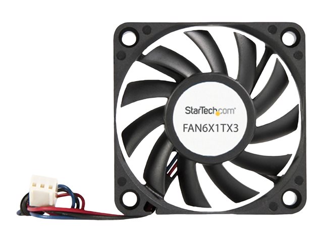 StarTech.com 60x10mm Replacement Ball Bearing Computer Case Fan w/ TX3 Connector - 3 pin case Fan - TX3 Fan - 60mm Fan (FAN6X1TX3) - System fan kit - 60 mm