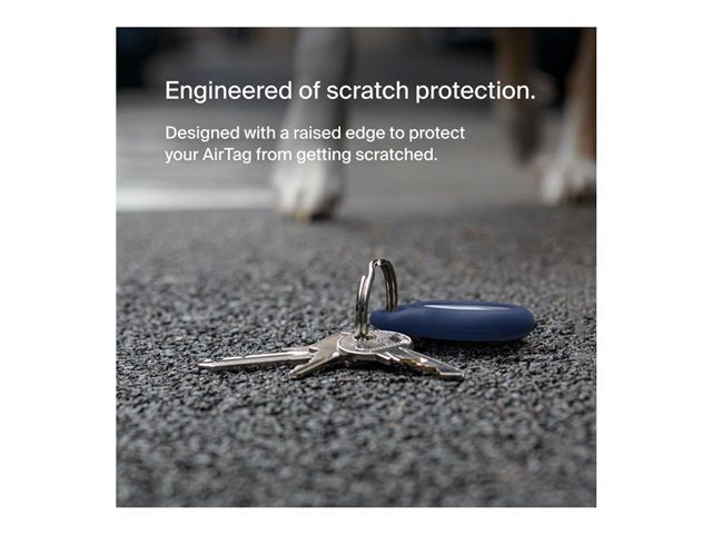 Belkin Secure Holder with Keyring for AirTag - Blue
