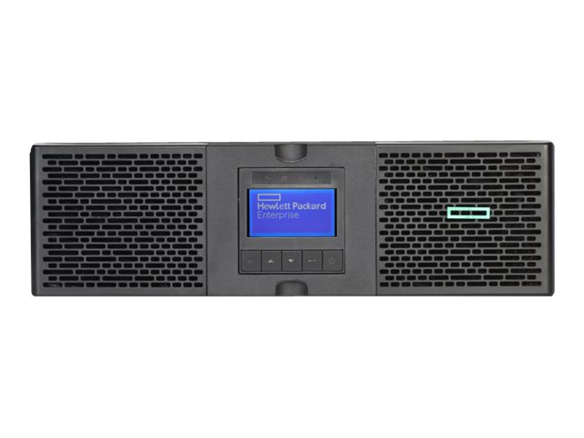 HPE UPS R6000 G2 - UPS (rack-mountable) - AC 230 V - 5.4 kW - 6000 VA - Ethernet 10/100/1000 - output connectors: 8 - 3U - International