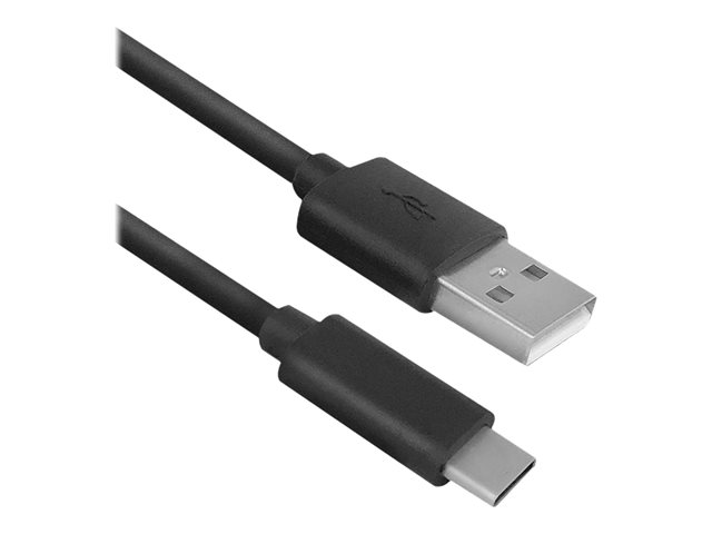USB-kabel - 24 pin USB-C (M) naar USB (M) - USB 2.0 - 5 V - 3 A - 1 m - zwart