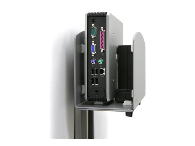 Ergotron - System cabinet holder (vertical) - universal - silver - for P/N: 45-353-026, 45-354-026