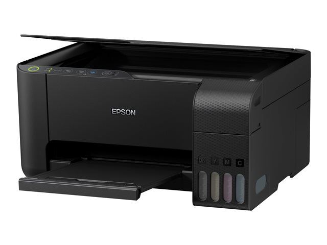 Epson EcoTank ET-2710 - Multifunction printer - colour - ink-jet - refillable - A4/Legal (media) - up to 10 ppm (printing) - 100 sheets - USB, Wi-Fi - black