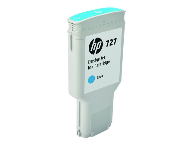 HP 727 - 300 ml - high capacity - cyan - original - DesignJet - ink cartridge - for DesignJet T1500, T1530, T2500, T2530, T920, T930