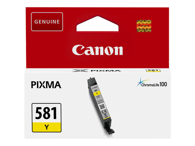 Canon CLI-581Y - 5.6 ml - yellow - original - ink tank - for PIXMA TS6251, TS6350, TS6351, TS705, TS8252, TS8350, TS8351, TS8352, TS9550, TS9551