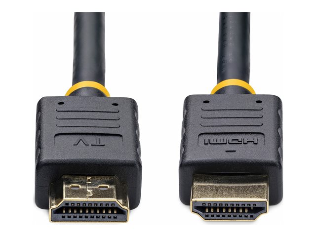 StarTech.com 5m (15 ft) Active High Speed HDMI Cable - Ultra HD 4k x 2k HDMI Cable - HDMI to HDMI M/M - 1080p - Audio Video Gold-Plated (HDMM5MA) - HDMI cable - HDMI male to HDMI male - 5 m - double shielded - black