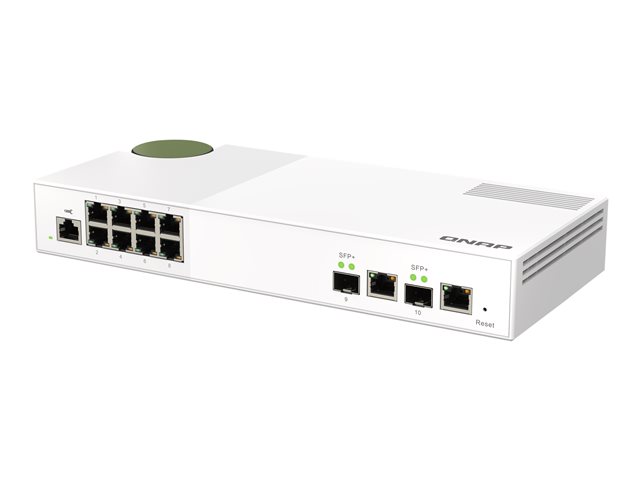 QNAP QSW-M2108-2C - Switch - Managed - 2 x 10 Gigabit SFP+ + 8 x 2.5GBase-T - desktop