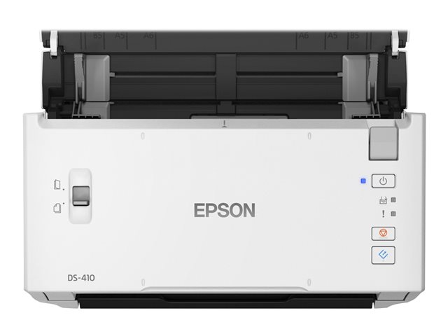 Epson WorkForce DS-410 - Document scanner - Contact Image Sensor (CIS) - Duplex - A4 - 600 dpi x 600 dpi - up to 26 ppm (mono) / up to 26 ppm (colour) - ADF (50 sheets) - up to 3000 scans per day - USB 2.0