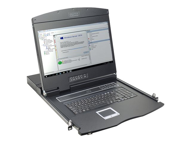19IN LCD KVM Console 16-Port VGA