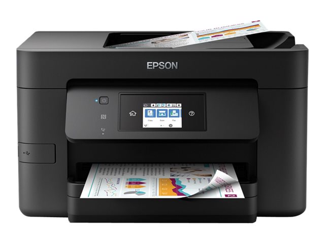 Epson WorkForce Pro WF-4725DWF - Multifunction printer - colour - ink-jet - A4 (210 x 297 mm) (original) - A4/Legal (media) - up to 20 ppm (printing) - 250 sheets - 33.6 Kbps - USB 2.0, Gigabit LAN, Wi-Fi(n), USB host, NFC