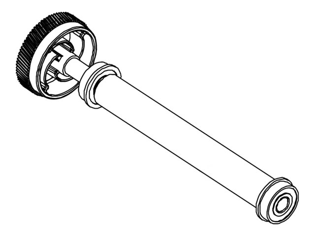 (2/PK) ASSY PLATEN ROLL LOWER H4