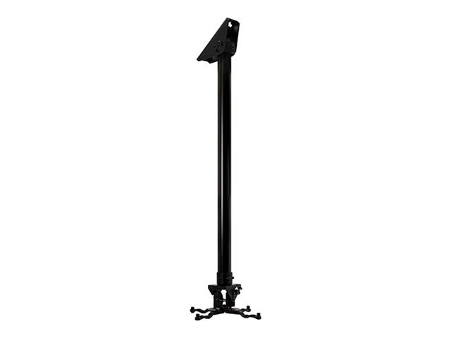 B-TECH PRO Install BT899-FD - Mounting kit (pole, ceiling plate, carousel mounting bracket) - fixed drop - for projector - micro-adjustment - black