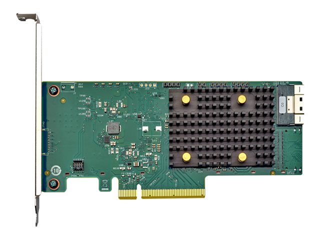 Lenovo ThinkSystem 540-8i - Storage controller (RAID) - 8 Channel - SATA / SAS 12Gb/s - low profile - RAID RAID 0, 1, 10, JBOD - PCIe 4.0 x8 - for ThinkSystem SR250, SR570, SR63X, SR645, SR65X, SR850, SR850 V2, SR860 V2, ST250, ST50