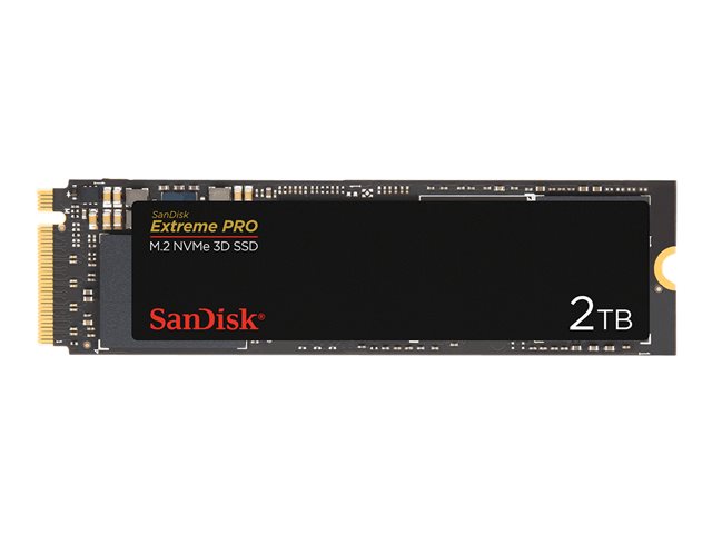 SanDisk Extreme PRO - SSD - 2 TB - internal - M.2 2280 - PCIe 3.0 x4 (NVMe)