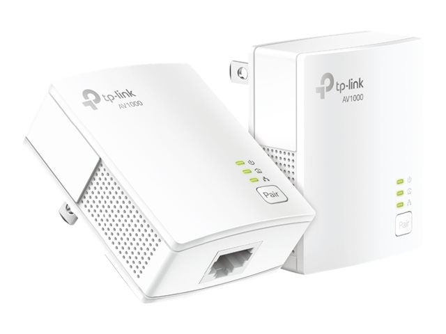 TP-Link TL-PA7017 KIT - V4 - Starter Kit - powerline adapter kit 1GbE, HomePlug AV (HPAV), HomePlug AV (HPAV) 2.0, IEEE 1901 - - wall-pluggable (pack of 2)