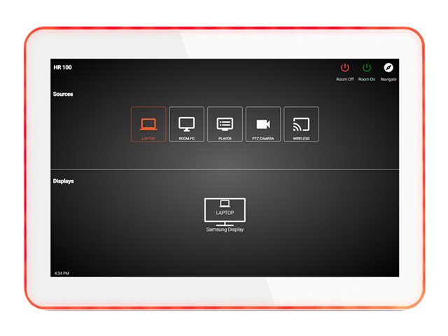 VEL SYST 10\" VESA MNT PANEL WH. 1 stk