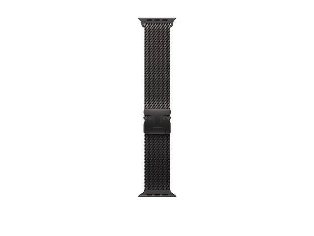Apple Watch Ultra 3 GPS + Cellular 49mm Black Titanium Case with Black Titanium Milanese Loop - Small
