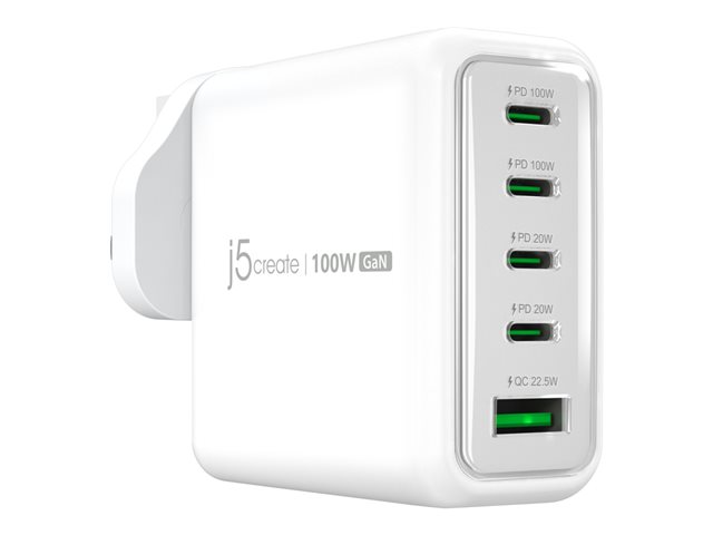 100W GAN USB-C 5-PORT CHARGER