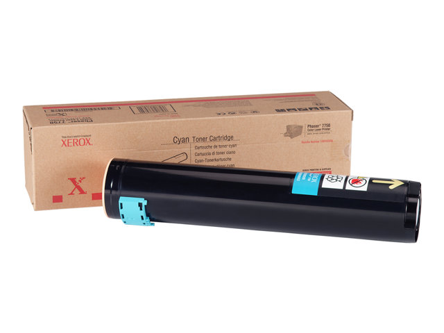 Xerox Phaser 7750 - Cyan - original - toner cartridge - for Phaser 7750B, 7750DN, 7750DX, 7750DXF, 7750GX, EX7750DXF, EX7750GX