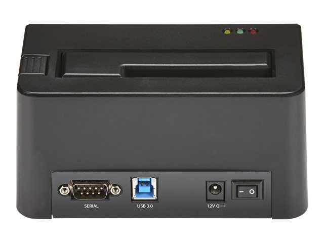 StarTech.com USB 3.0 Hard Drive Eraser Dock for 2.5\" & 3.5\" SATA/ IDE SSD HDD + mSATA & M.2 - Standalone Secure Erase Wiper & Sanitizer (SDOCK1EU3P) - Hard drive eraser - black - for P/N: SVA12M5NA