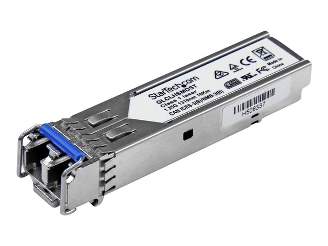 StarTech.com Cisco GLC-LH-SMD Compatible SFP Module, 1000BASE-LX/LH, 1GbE Single Mode (SMF) Fiber SMF Optic Transceiver, 1GE Gigabit Ethernet, LC Connector, 10km 1310nm, Firepower, ASR920 (GLCLHSMD10ST) - SFP (mini-GBIC) transceiver module (equivalent to: Cisco GLC-LH-SMD) - 1GbE - 1000Base-LX, 1000Base-LH - LC - up to 10 km - 1310 nm (pack of 10)
