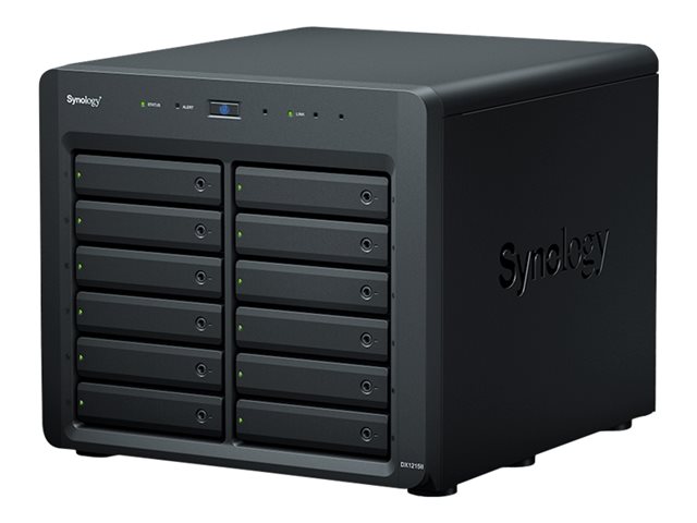 Synology DX1215II - Hard drive array - 12 bays (SATA-600) - InfiniBand (external)