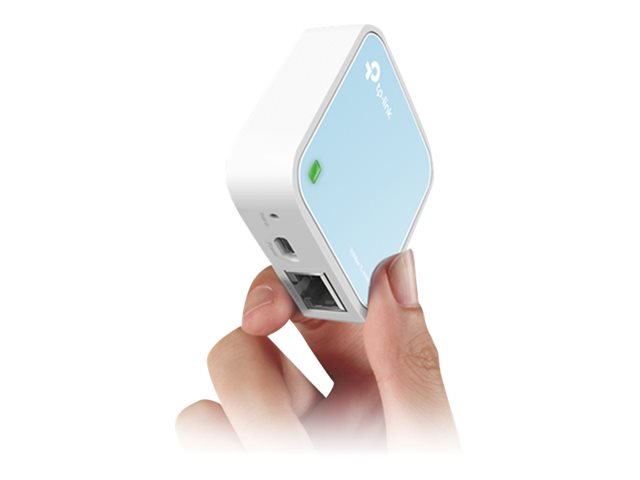300Mbps Wireless N Mini Pocket AP Router, Qualcomm, 2T2R, 2.4GHz, 802.11n/g/b, 1 Ethernet Port, 1 Micro USB port, Internal Antenna, Outside AC adapter