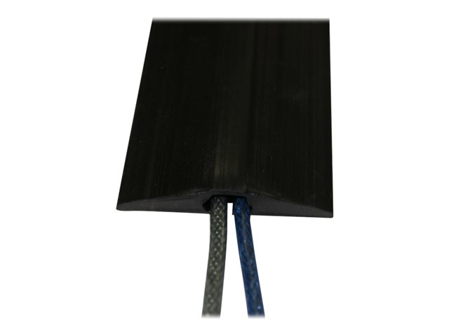 Kensington Cable Curb Double Channel - Cable floor guard - black